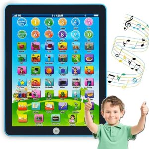 Children's Tablet Pad, Toy Educational Computer (blue)
